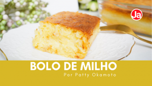 Bolo Cremoso de Milho com Coco