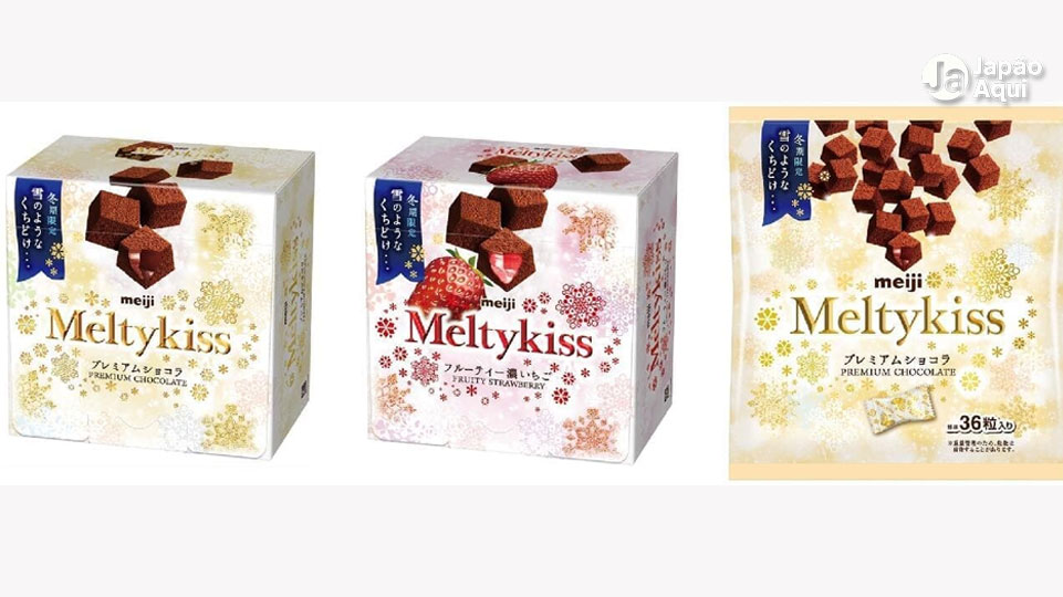 Edições limitadas do chocolate Melty Kiss - Japão Aqui